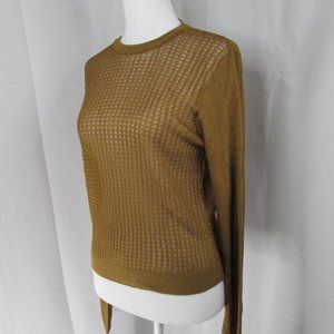NWT-Free People H2O Crew Pullover Sweater Tiger Eye-M & L also in Black & Jade